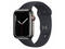 Смарт часовници Apple Watch S7 GPS Cellular, 41mm Graphite Stainless Steel with Midnight Sport Band - Regular
