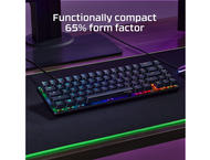 Клавиатури HyperX Alloy Origins 65, HyperX Aqua суичове, в черно