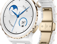 Смарт часовници Huawei Watch GT 3 Pro 43mm - Ceramic Strap + Huawei Cyan Fluoroelastomer Strap 20mm