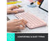 Клавиатури Logitech K380 Multi-Device Bluetooth Keyboard for Mac- Intl - Rose