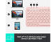 Клавиатури Logitech K380 Multi-Device Bluetooth Keyboard for Mac- Intl - Rose