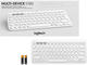 Клавиатури Logitech K380 Multi-Device Bluetooth Keyboard for Mac- Intl - Off-White