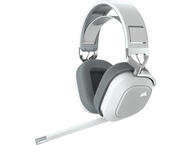 Слушалки Corsair HS80 RGB WIRELESS Premium Gaming Headset with Spatial Audio - White (EU)