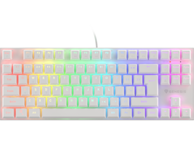 Клавиатури Genesis Thor 303 TKL White US Layout Brown Switch
