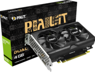 Видео карти Palit GeForce GTX 1630 Dual 4GB