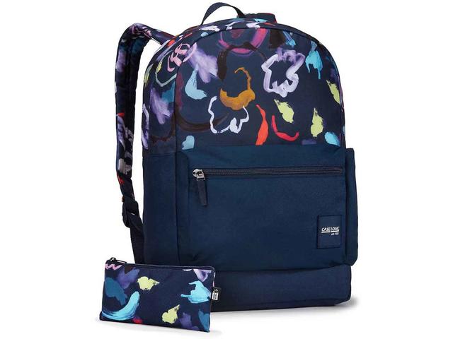 Чанти за Лаптопи Case Logic Commence Backpack 24L Sketch Floral Dress Blue