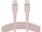 Кабели и Адаптери Belkin BOOST CHARGE Silicone cable USB-C to USB-C 2.0 - 2M - Pink