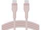 Кабели и Адаптери Belkin BOOST CHARGE Silicone cable USB-C to USB-C 2.0 - 3M - Pink