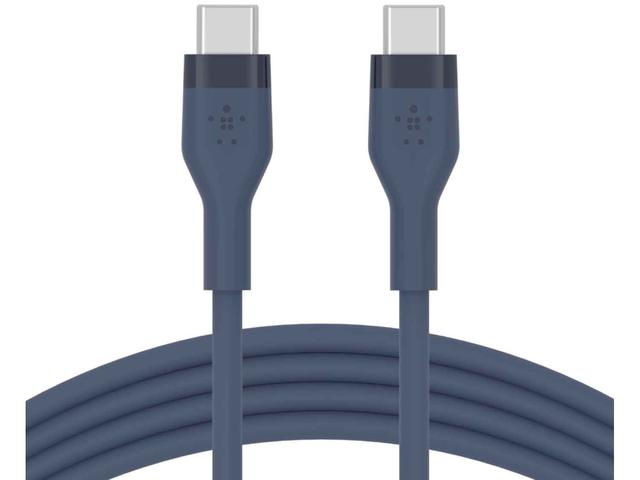 Кабели и Адаптери Belkin BOOST CHARGE Silicone cable USB-C to USB-C 2.0 - 3M - Blue