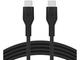 Кабели и Адаптери Belkin BOOST CHARGE Silicone cable USB-C to USB-C 2.0 - 3M - Black