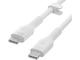 Кабели и Адаптери Belkin BOOST CHARGE Silicone cable USB-C to USB-C 2.0 - 2M - White