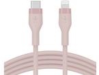 Кабели и Адаптери Belkin BOOST CHARGE Silicone cable USB-C to Lightning - 3M - Pink