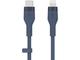 Кабели и Адаптери Belkin BOOST CHARGE Silicone cable USB-C to Lightning - 3M - Blue