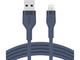 Кабели и Адаптери Belkin BOOST CHARGE Silicone cable USB-A to Lightning - 2M - Blue