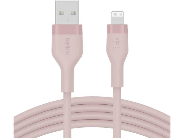Кабели и Адаптери Belkin BOOST CHARGE Silicone cable USB-A to Lightning - 2M - Pink