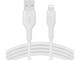 Кабели и Адаптери Belkin BOOST CHARGE Silicone cable USB-A to Lightning - 2M - White