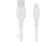 Кабели и Адаптери Belkin BOOST CHARGE Silicone cable USB-A to Lightning - 2M - White