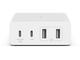 Зарядни устройства Belkin BOOST CHARGE PRO 108W 4-портово USB GaN настолно зарядно устройство (Dual C и Dual A) и 2-метров кабел - бял