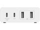 Зарядни устройства Belkin BOOST CHARGE PRO 108W 4-портово USB GaN настолно зарядно устройство (Dual C и Dual A) и 2-метров кабел - бял