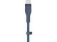 Кабели и Адаптери Belkin BOOST CHARGE Silicone cable USB-C to Lightning - 2M - Blue