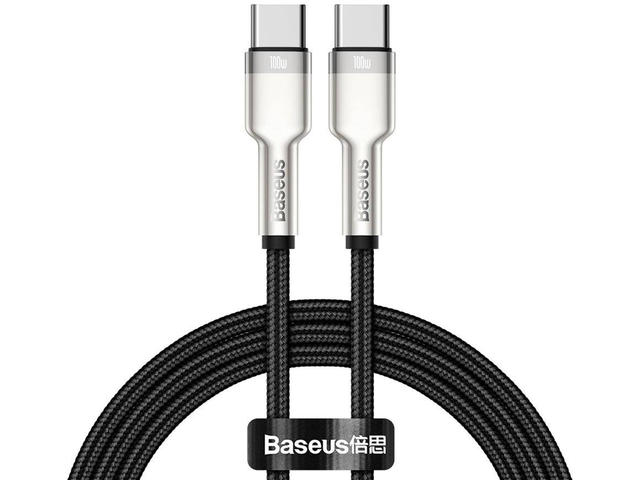 Кабели и Адаптери Baseus Cafule Series Type-C към Type-C, 100W, 1м, черен