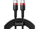 Кабели и Адаптери Baseus Cafule USB Type-C към Type-C Power Delivery 2.0