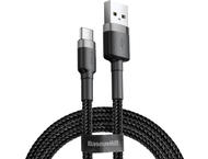 Кабели и Адаптери Baseus Cafule USB-A към USB-C 3A, 1м, черен