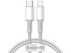 Кабели и Адаптери Baseus High Density USB Type-C към Lightning, 20W, 1м, бял