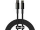 Кабели и Адаптери Baseus Tungsten Gold USB Type-C към Lightning, 2м, черен