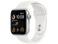 Смарт часовници Apple Watch SE GPS 40mm Silver Aluminium Case with White Sport Band - Regular 