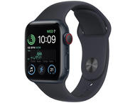 Смарт часовници Apple Watch SE GPS + Cellular 40mm Midnight Aluminium Case with Midnight Sport Band - Regular