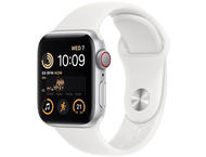 Смарт часовници Apple Watch SE GPS + Cellular 40mm Silver Aluminium Case with White Sport Band - Regular