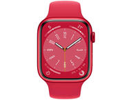 Смарт часовници Apple Watch Series 8 GPS 45mm (PRODUCT)RED Aluminium Case with (PRODUCT)RED Sport Band - Regular