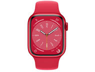 Смарт часовници Apple Watch Series 8 GPS 41mm (PRODUCT)RED Aluminium Case with (PRODUCT)RED Sport Band - Regular