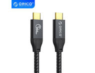 Кабели и Адаптери Orico кабел Cable USB 3.2 Gen2x2 - Type-C to Type-C PD100W 20Gbps 0.5m Black - CM32-05-BK