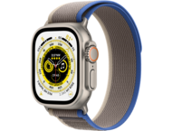 Смарт часовници Apple Watch Ultra Cellular 49mm Titanium Case with Blue/Gray Trail Loop -M/L