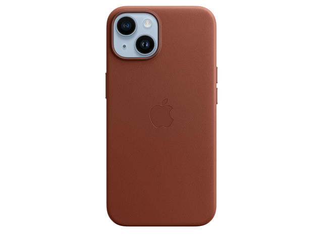 Калъфи Apple iPhone 14 Leather Case with MagSafe - Umber