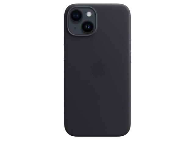 Калъфи Apple iPhone 14 Leather Case with MagSafe - Midnight