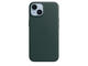 Калъфи Apple iPhone 14 Leather Case with MagSafe - Forest Green