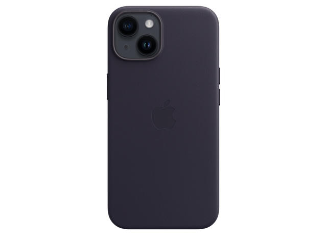 Калъфи Apple iPhone 14 Leather Case with MagSafe - Ink