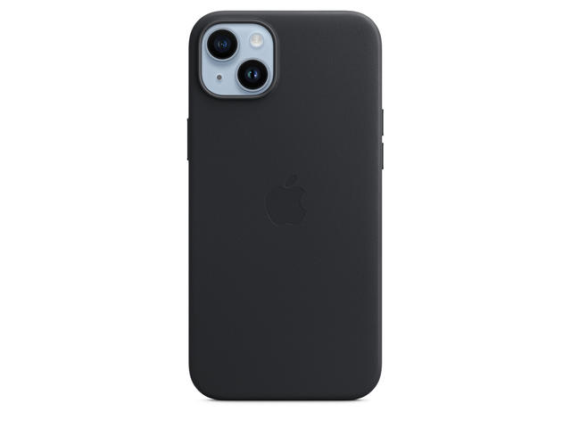Калъфи Apple iPhone 14 Plus Leather Case with MagSafe - Midnight