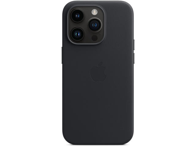Калъфи Apple iPhone 14 Pro Leather Case with MagSafe - Midnight