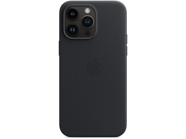 Калъфи Apple iPhone 14 Pro Max Leather Case with MagSafe - Midnight