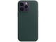 Калъфи Apple iPhone Leather Wallet with MagSafe - Forest Green