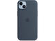Калъфи Apple iPhone 14 Plus Silicone Case with MagSafe - Storm Blue