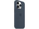 Калъфи Apple iPhone 14 Pro Silicone Case with MagSafe - Storm Blue