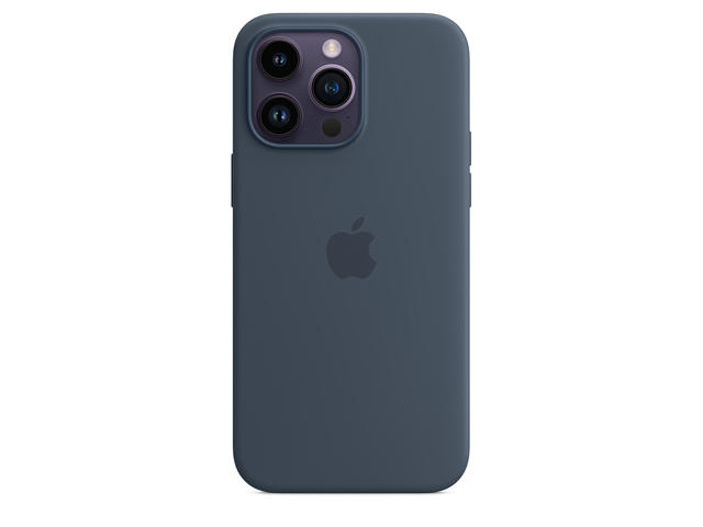 Калъфи Apple iPhone 14 Pro Max Silicone Case with MagSafe - Storm Blue
