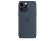 Калъфи Apple iPhone 14 Pro Max Silicone Case with MagSafe - Storm Blue