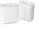 Мрежово оборудване ASUS ZenWiFi AX XD6 Tri Band Mesh WiFi 6 System 2 Pack White