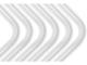 Тръби EK-Loop Hard Tube 14mm 0.8m Pre-Bent 90° - Acrylic (6pcs)